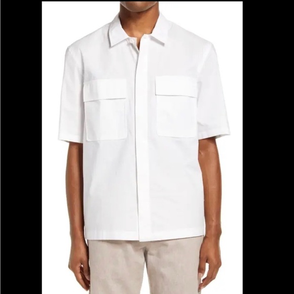 BNWT Men’s Club Monaco Cotton Utility shirt - Picture 1 of 12